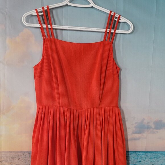 Red Triple Strap Dress ~ 1X - Picture 2 of 3